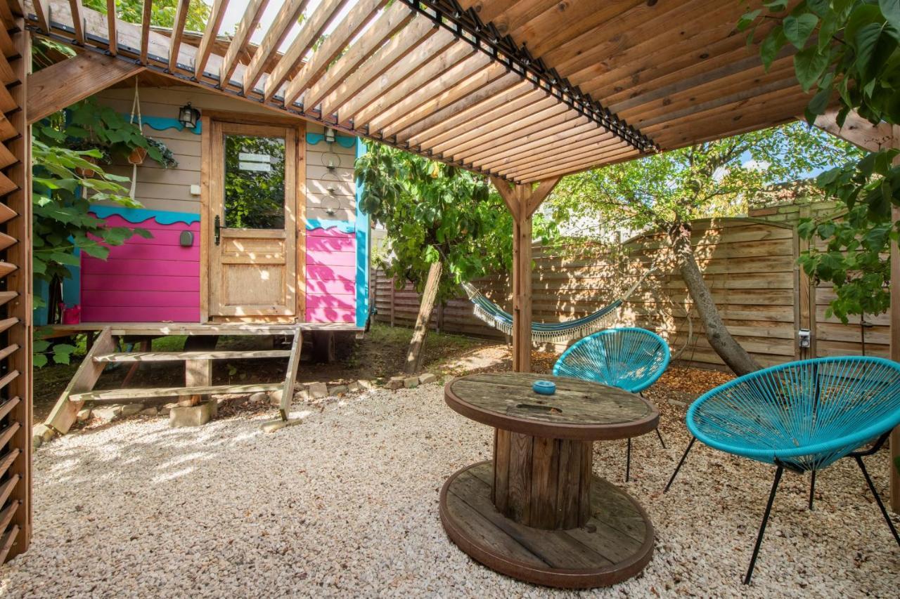 Roulotte Insolite Avec Terrasse Proche Paris Noisy-le-Grand Eksteriør bilde